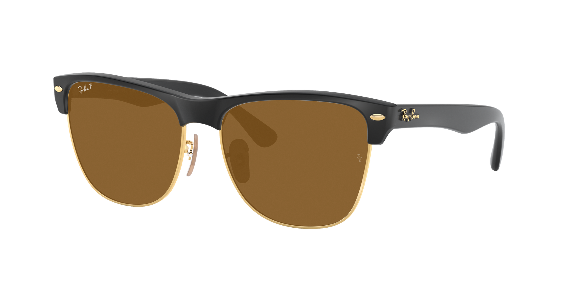 BLACK ON GOLD, Brown-Polarized, Rayban