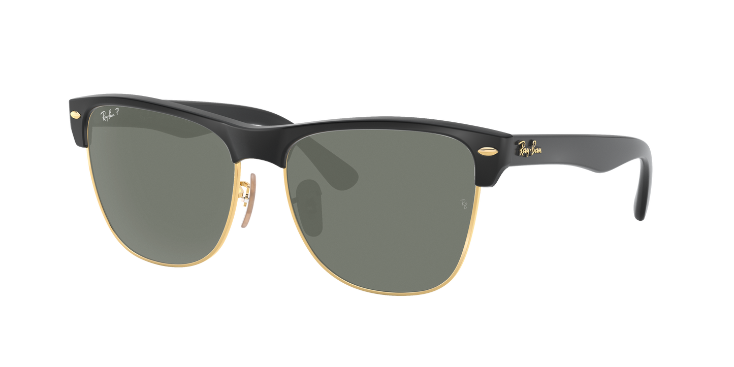 BLACK ON GOLD, Green-Polarized, Rayban