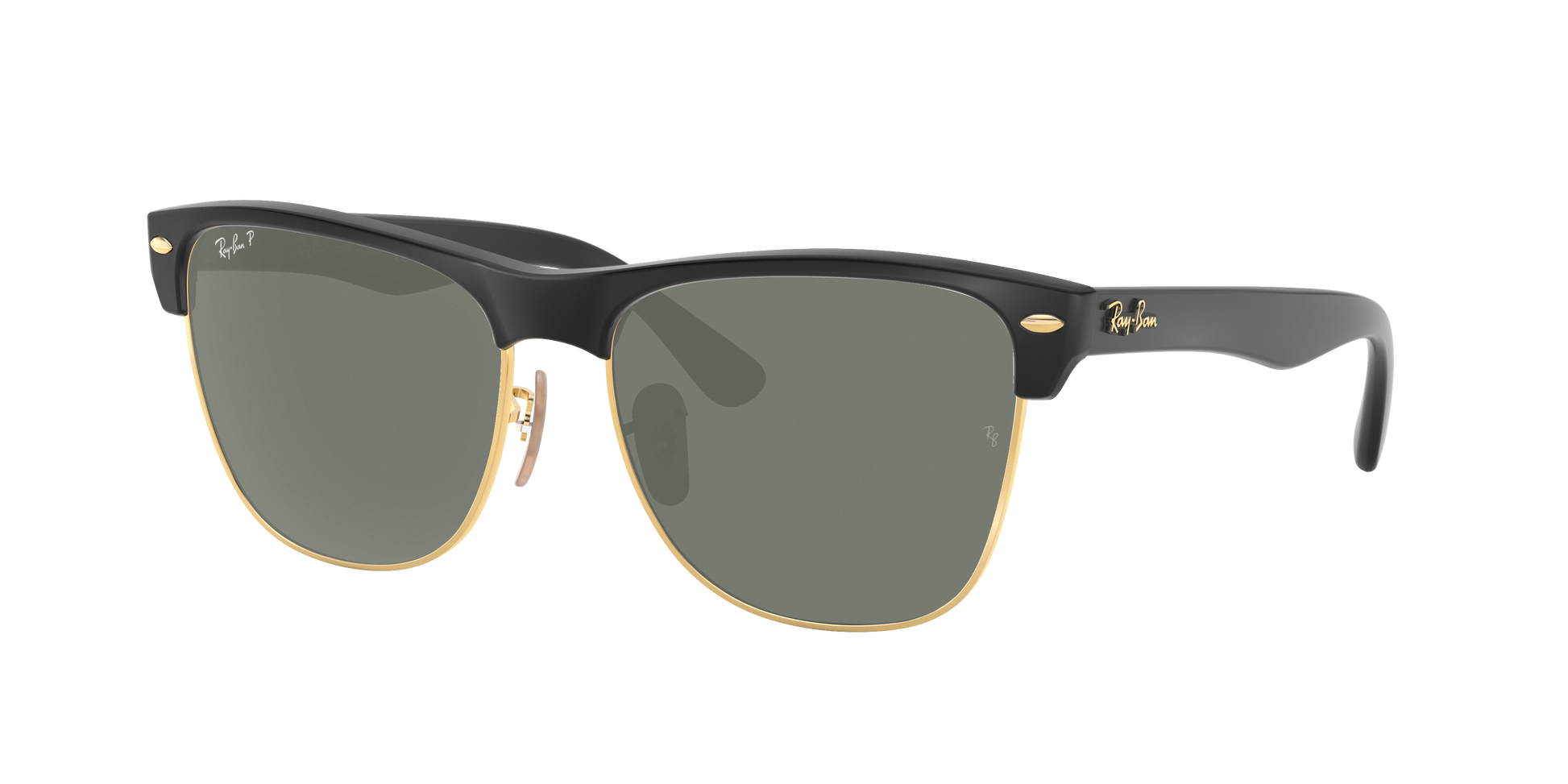 BLACK ON GOLD, Green-Polarized, Rayban
