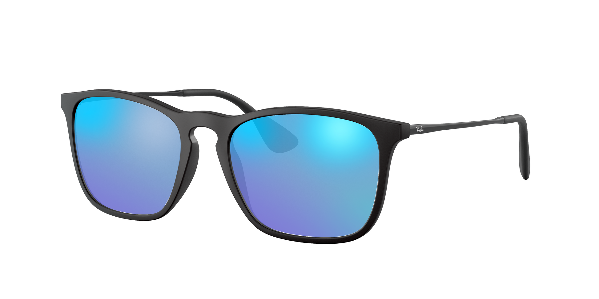 Rubber Black, Blue-Mirrored, Sunberryrx