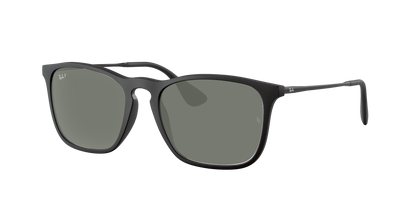 Rubber Black, Green-Polarized, Rayban