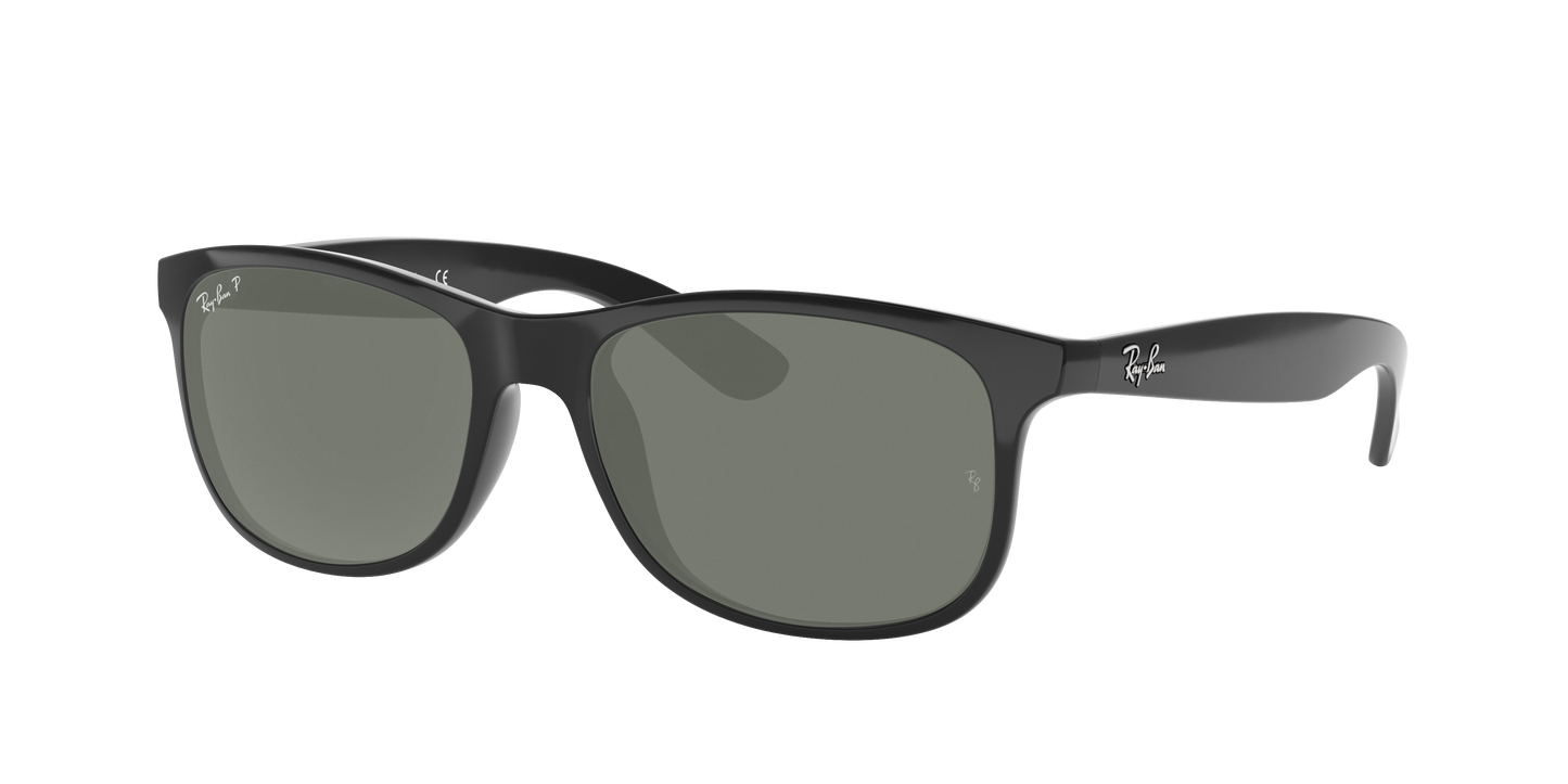 Black, Green-Polarized, Rayban