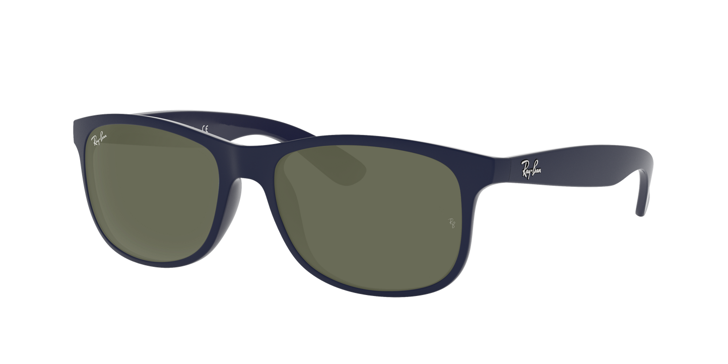 MATTE BLUE ON BLUE, Green, Rayban