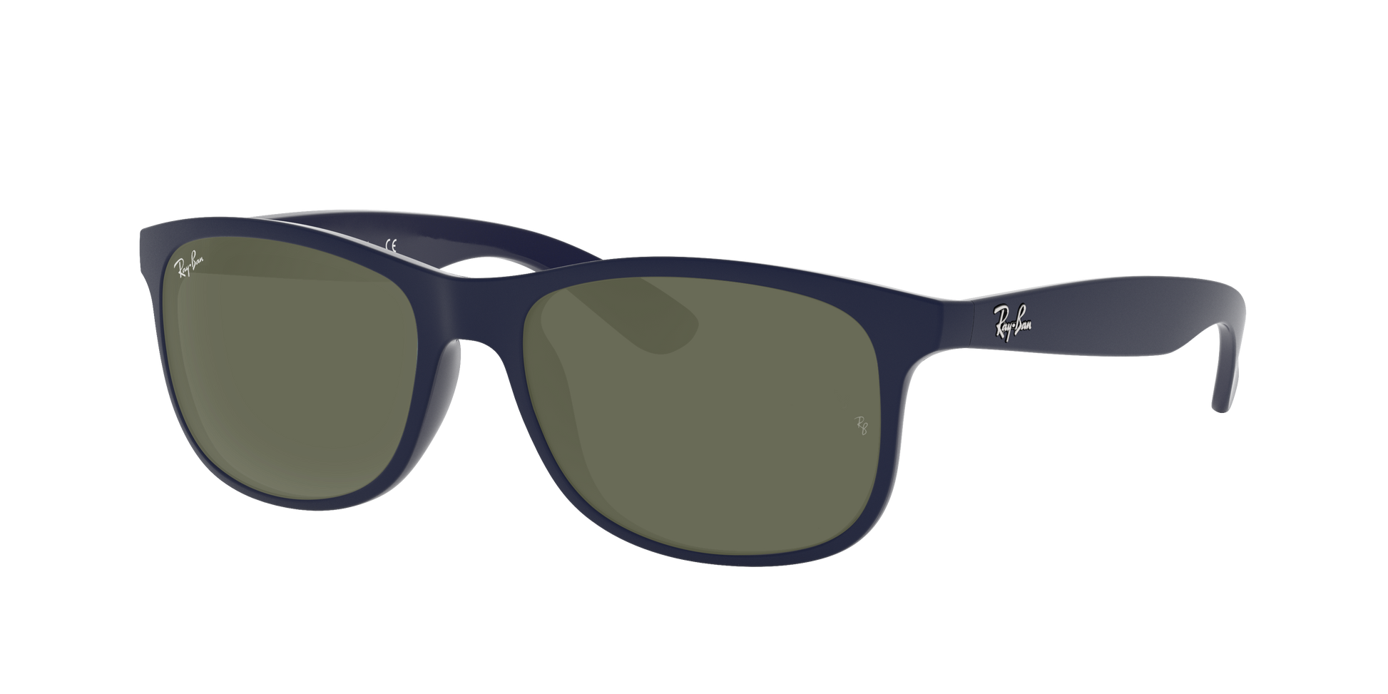 MATTE BLUE ON BLUE, Green, Rayban