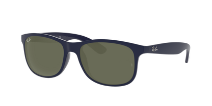 MATTE BLUE ON BLUE, Green, Rayban