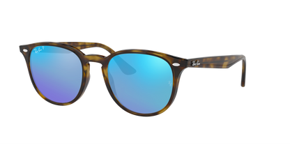 Light Havana, Mirrored Blue-Polarized, Rayban