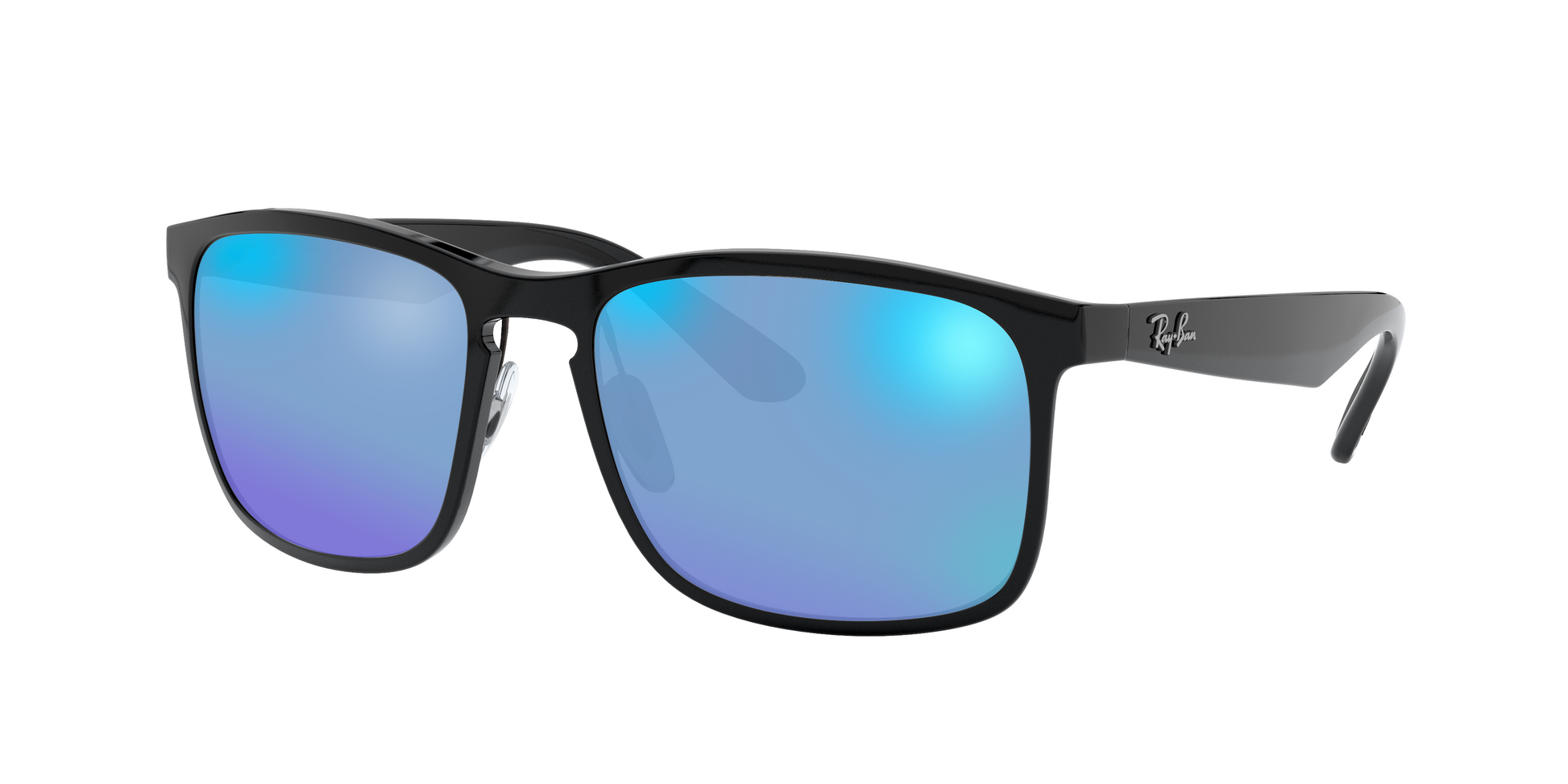 Black, Blue-Mirrored, Sunberryrx
