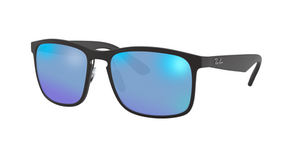 Matte Black, Blue-Mirrored, Sunberryrx