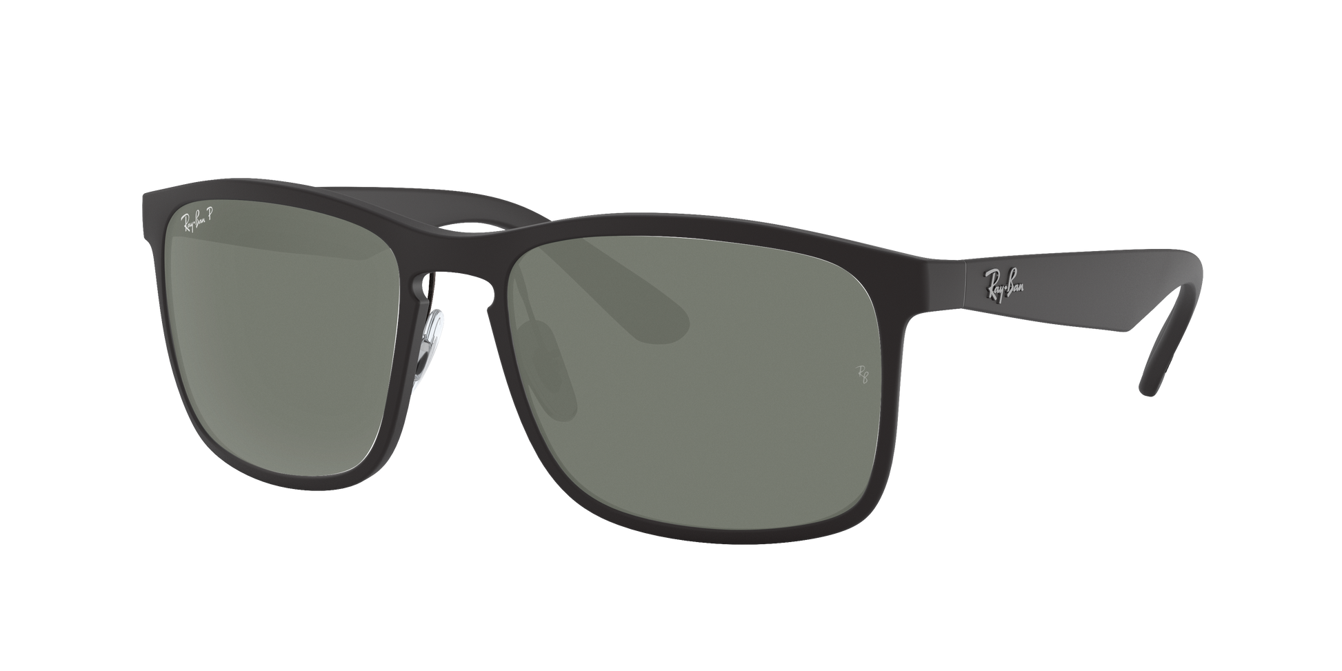 Matte Black, Green-Polarized, Rayban