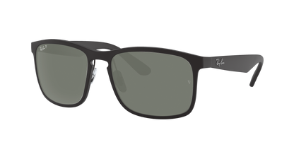 Matte Black, Green-Polarized, Rayban