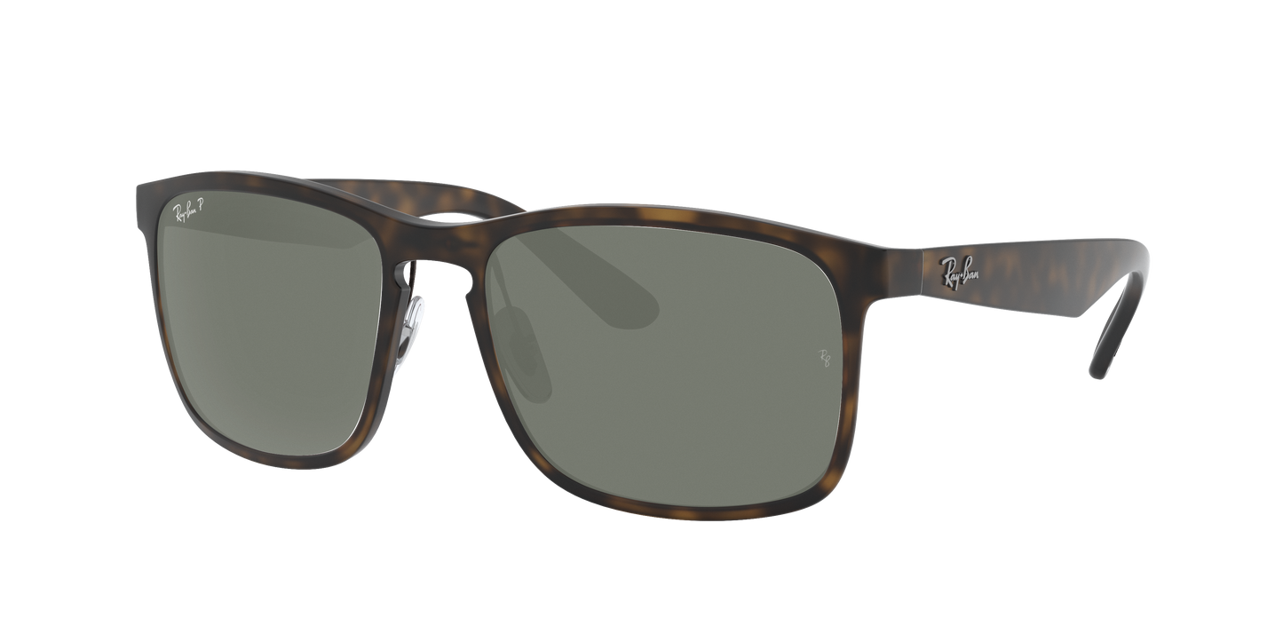 MATTE HAVANA, Green-Polarized, Rayban