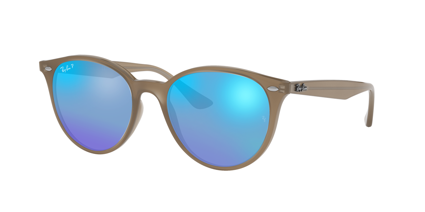OPAL BEIGE, Mirrored Blue-Polarized, Rayban