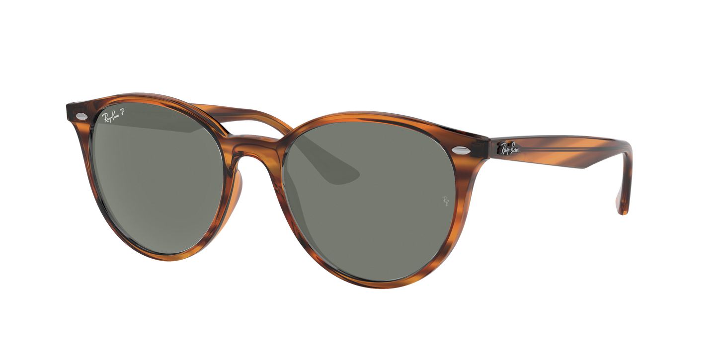 STRIPED RED HAVANA, Green-Polarized, Rayban