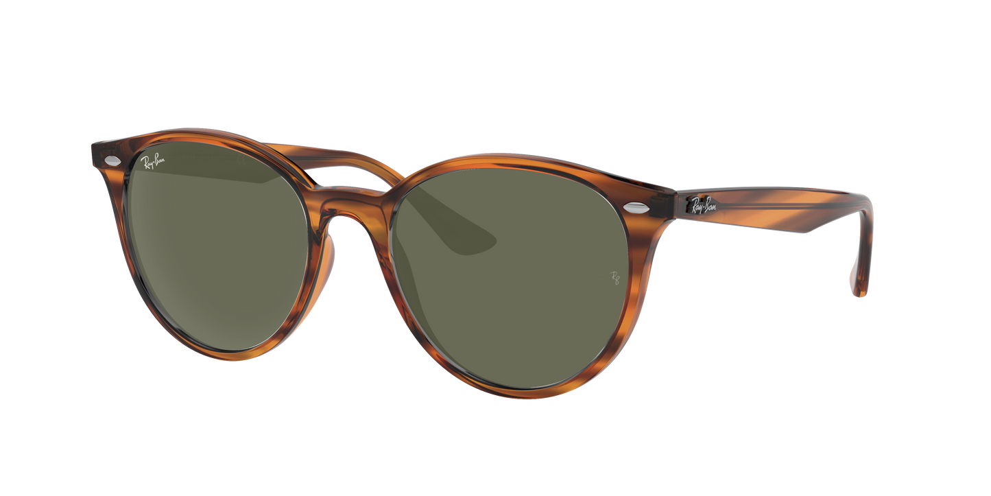 STRIPED RED HAVANA, Green, Rayban