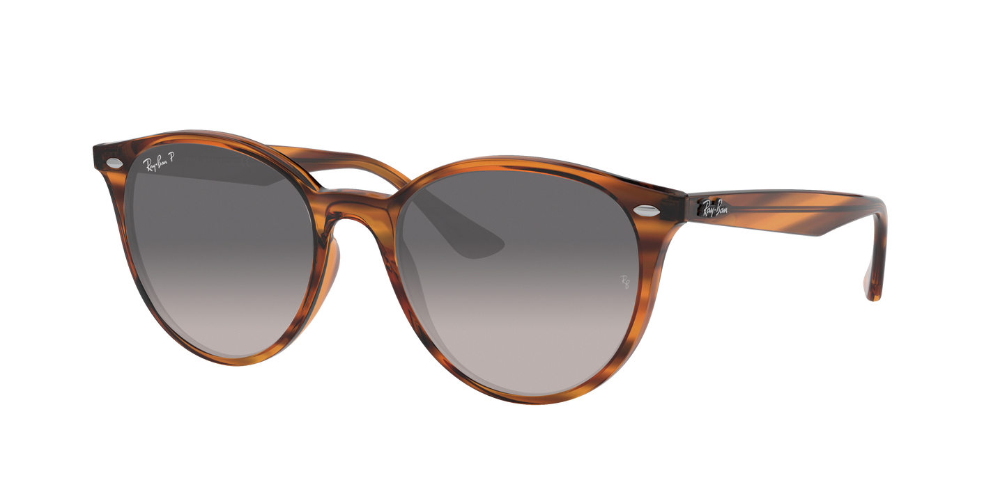 STRIPED RED HAVANA, Grey Gradient-Polarized, Rayban