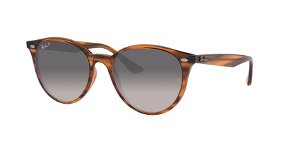 STRIPED RED HAVANA, Grey Gradient-Polarized, Rayban