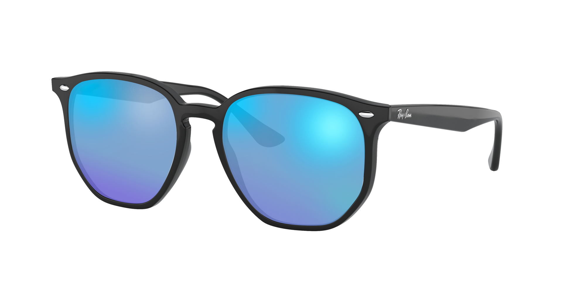 Black, Blue-Mirrored, Sunberryrx