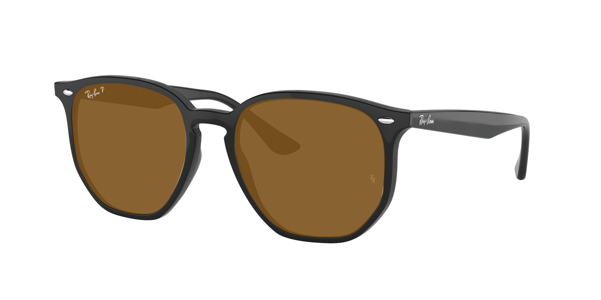 Black, Brown-Polarized, Rayban