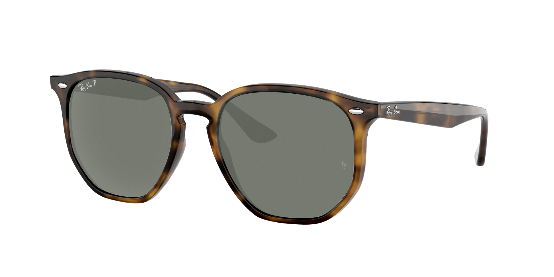 Light Havana, Green-Polarized, Rayban