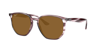 STRIPED BORDEAUX HAVANA, Brown-Polarized, Rayban
