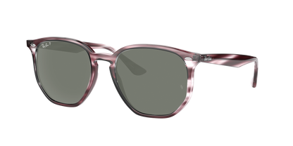 STRIPED BORDEAUX HAVANA, Green-Polarized, Rayban