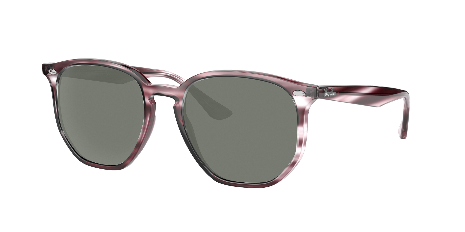 STRIPED BORDEAUX HAVANA, Green-Polarized, Sunberryrx