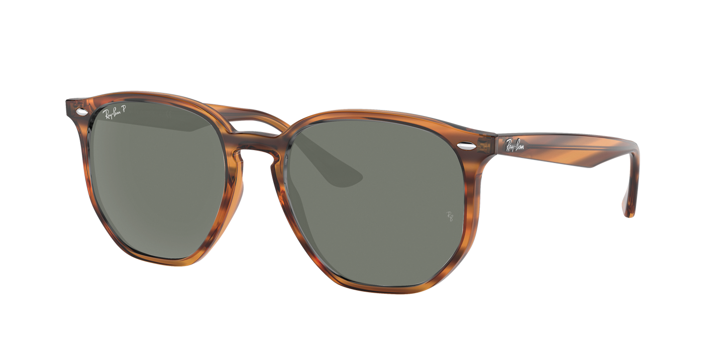 STRIPED RED HAVANA, Green-Polarized, Rayban