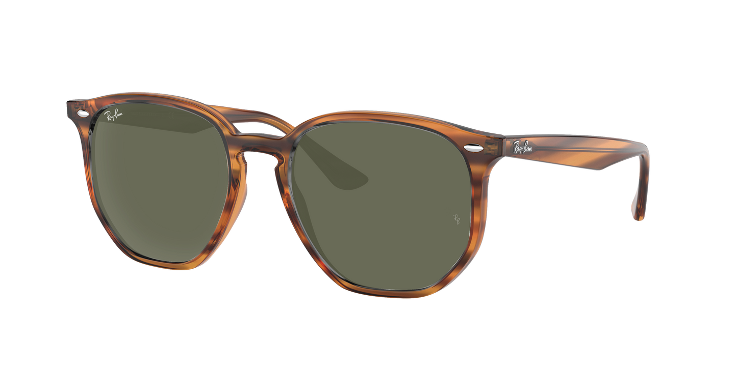 STRIPED RED HAVANA, Green, Rayban
