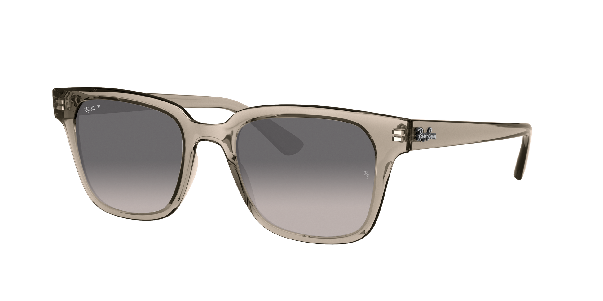 Transparent Grey, Grey Gradient-Polarized, Rayban