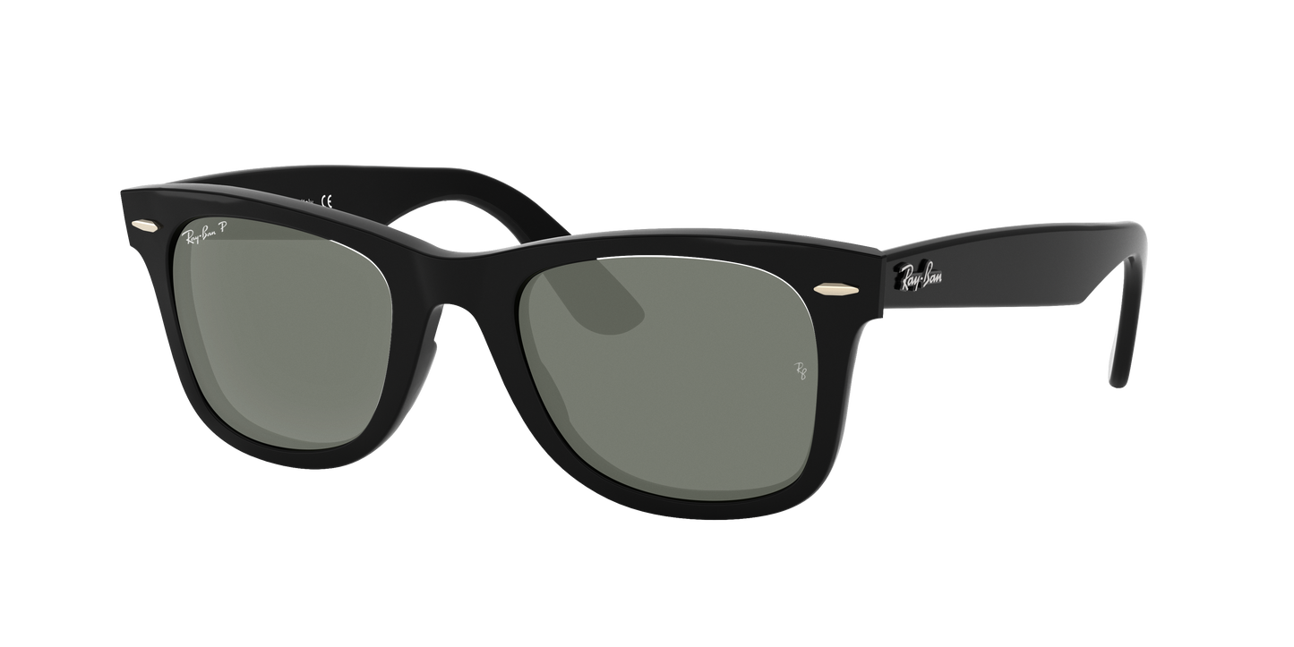 Black, Green-Polarized, Rayban
