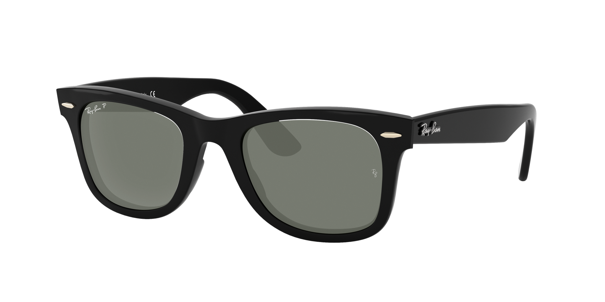 Black, Green-Polarized, Rayban
