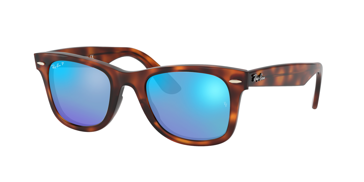 RED HAVANA, Mirrored Blue-Polarized, Rayban