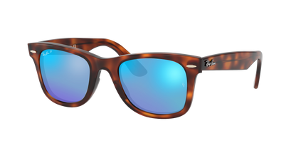 RED HAVANA, Mirrored Blue-Polarized, Rayban