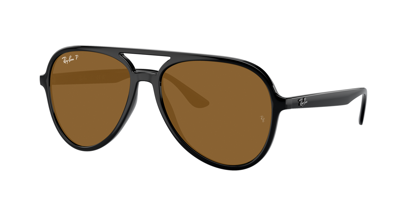 Black, Brown-Polarized, Rayban