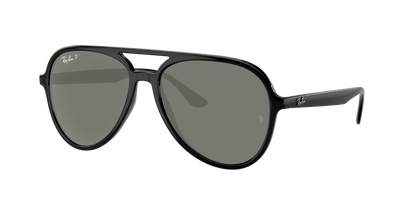 Black, Green-Polarized, Rayban