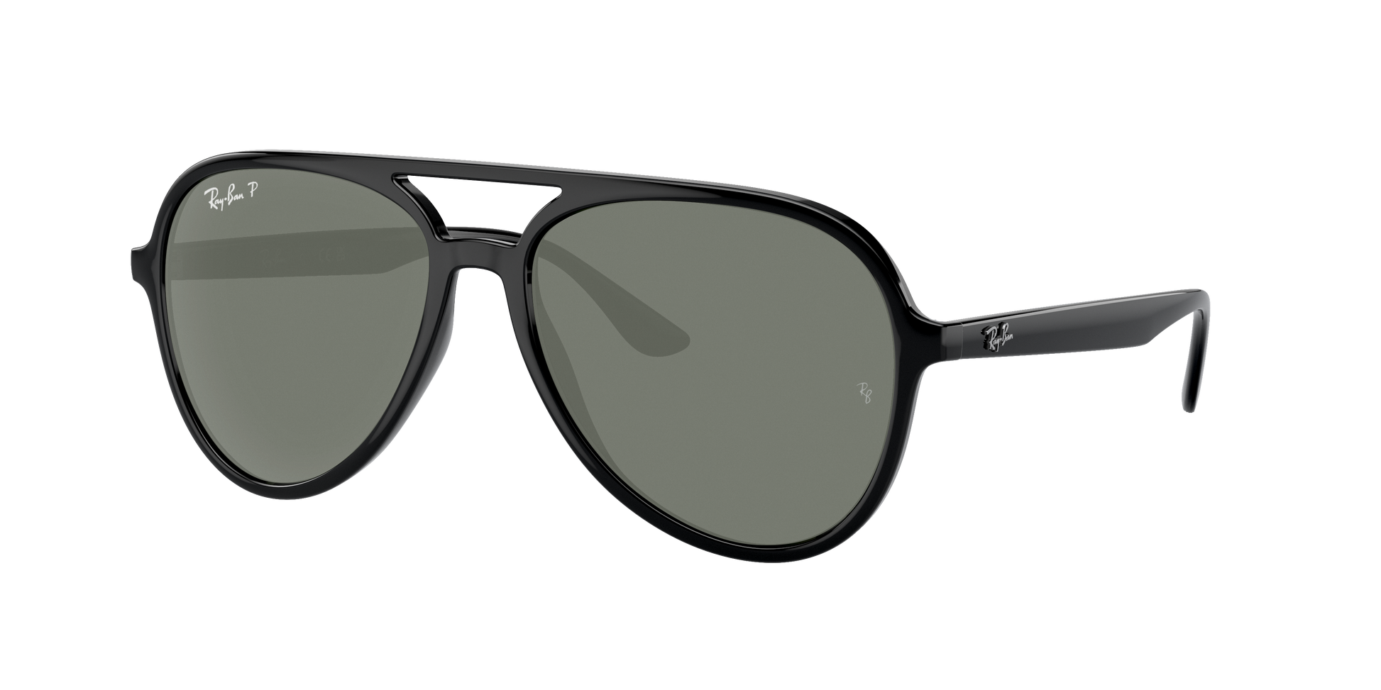 Black, Green-Polarized, Rayban