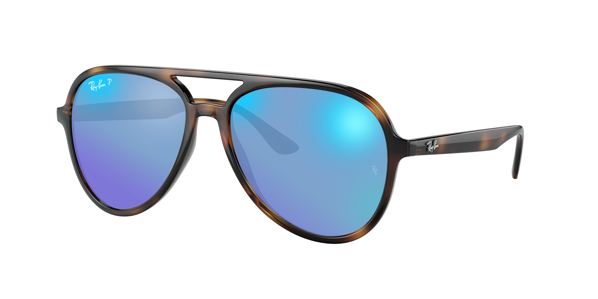 Havana, Mirrored Blue-Polarized, Rayban