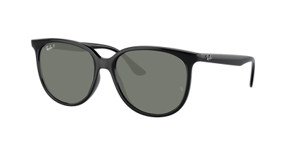 Black, Green-Polarized, Rayban