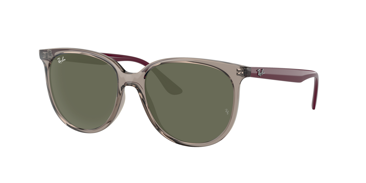 Transparent Grey, Green, Rayban