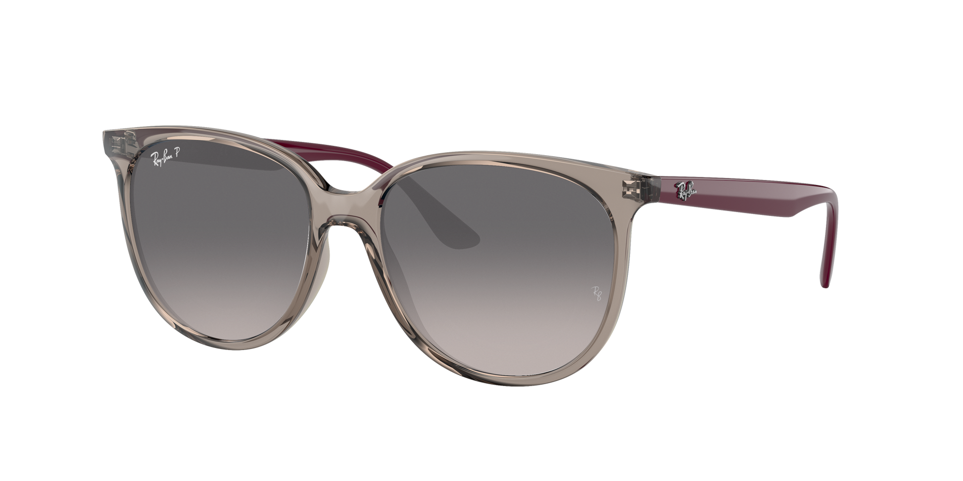 Transparent Grey, Grey Gradient-Polarized, Rayban