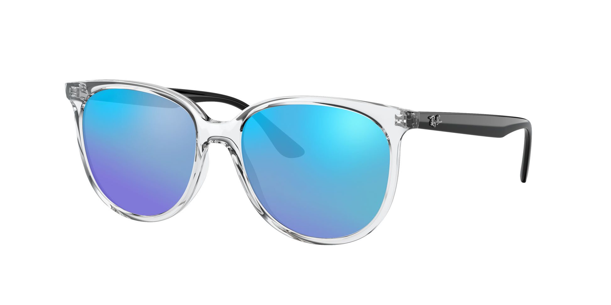 TRANSPARENT, Blue-Mirrored, Sunberryrx