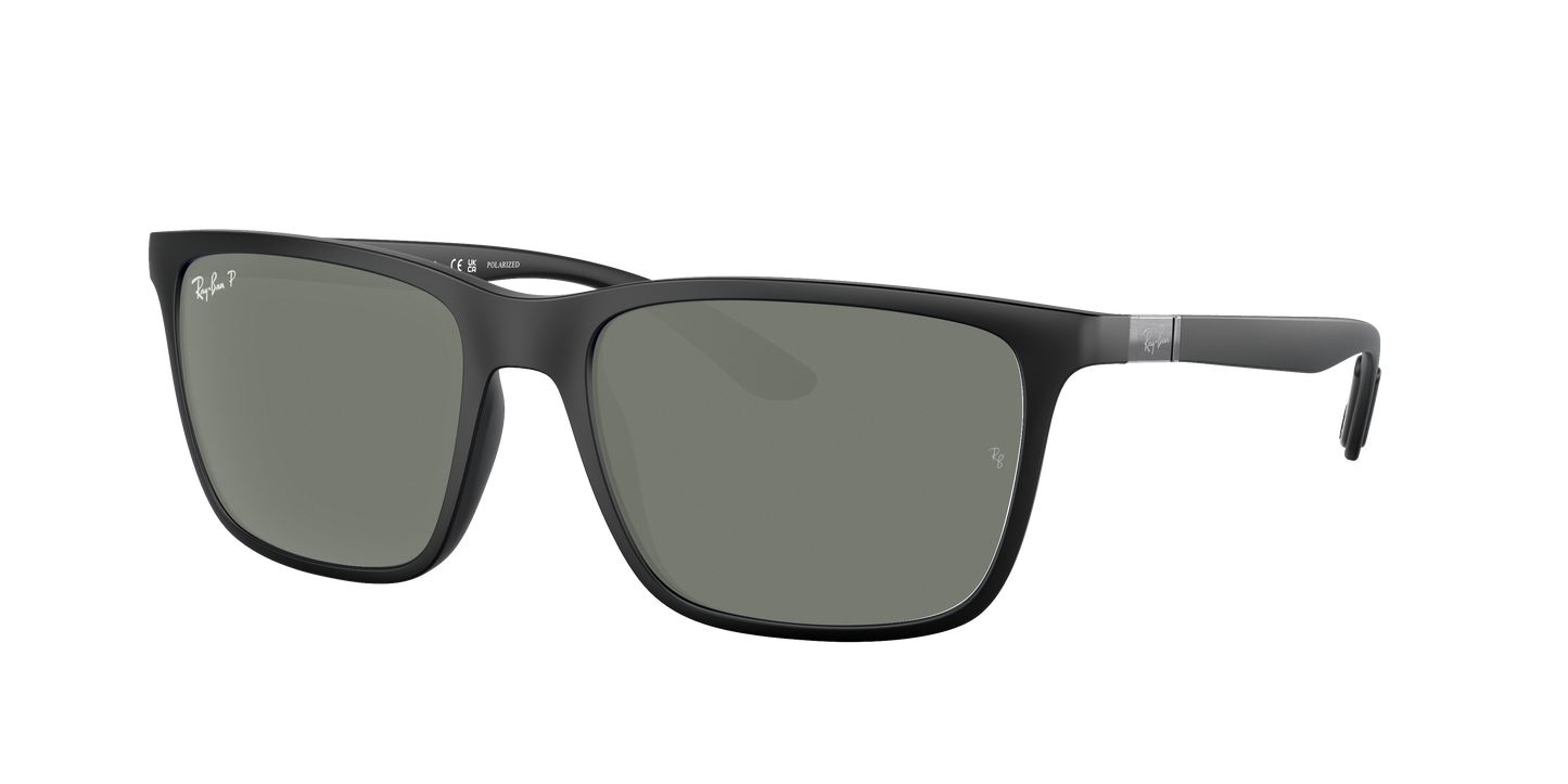 Black, Green-Polarized, Rayban