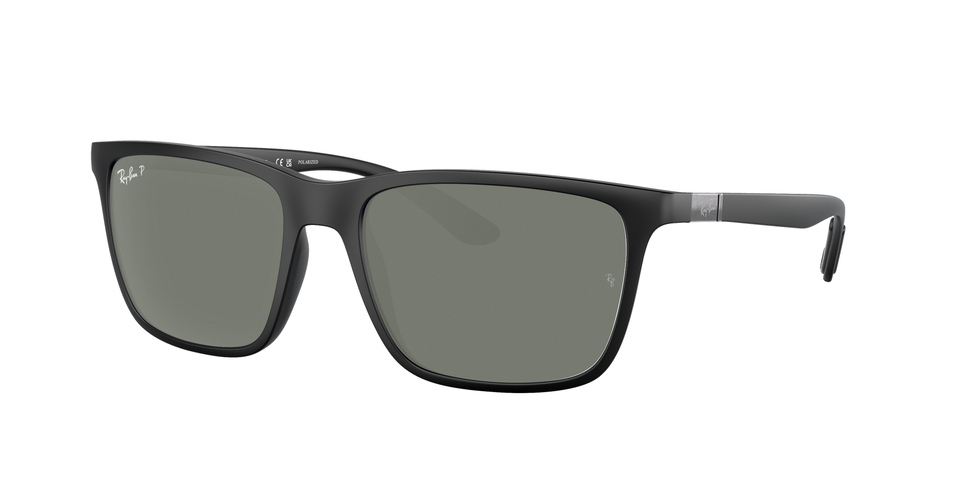 Black, Green-Polarized, Rayban