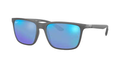 Grey, Mirrored Blue-Polarized, Rayban