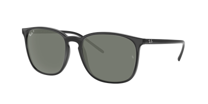Black, Green-Polarized, Rayban