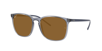 TRANSPARENT BLUE, Brown-Polarized, Rayban