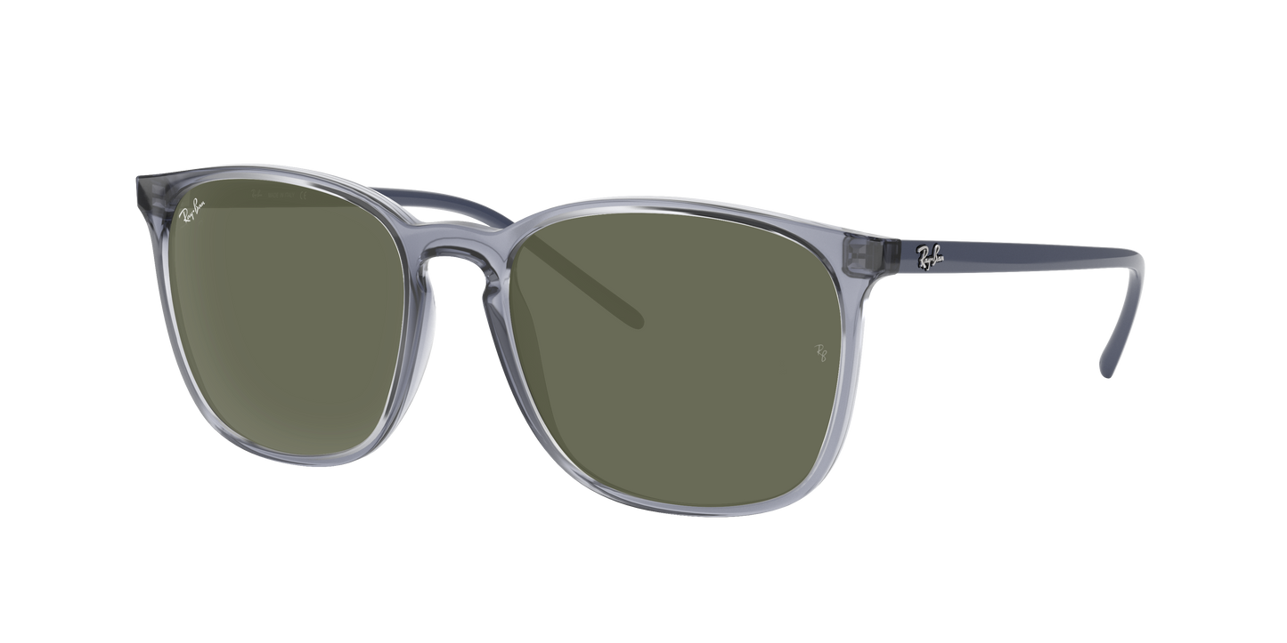 TRANSPARENT BLUE, Green, Rayban