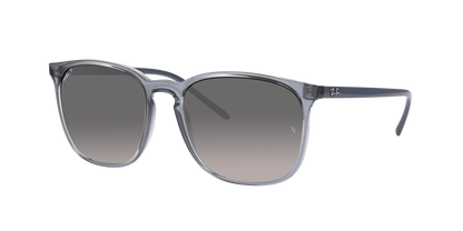 TRANSPARENT BLUE, Grey Gradient-Polarized, Rayban