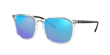 TRANSPARENT, Mirrored Blue-Polarized, Rayban