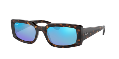 Havana, Mirrored Blue-Polarized, Rayban